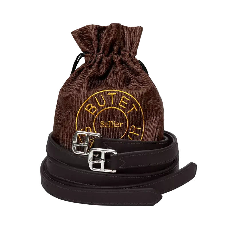 Butet Stirrup Leathers 25mm | Cachou | 50