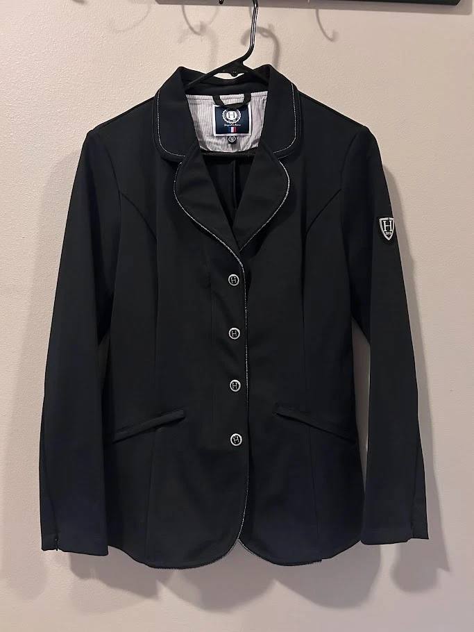 Harcour Equestrian Cella Womens Show Jacket - Black/Medium