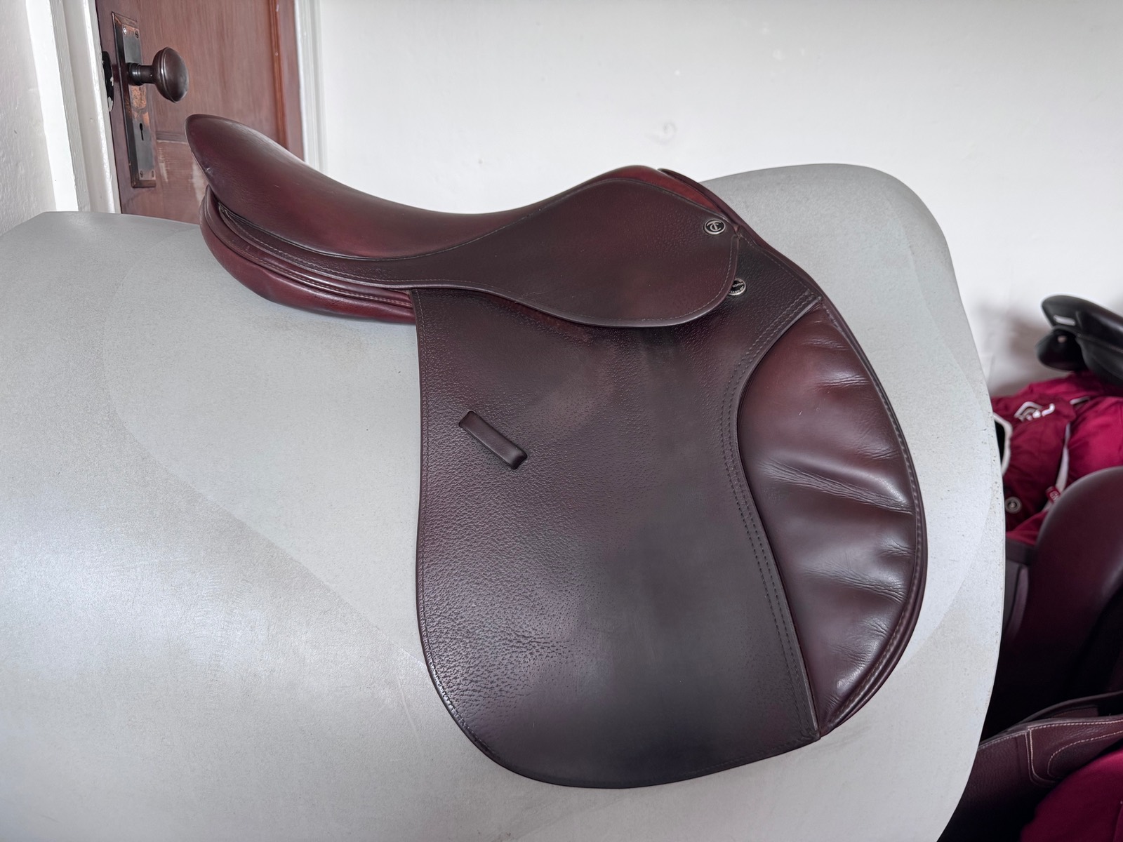 17.5" Tad Coffin A5 Performance Saddle - Grain / Calf