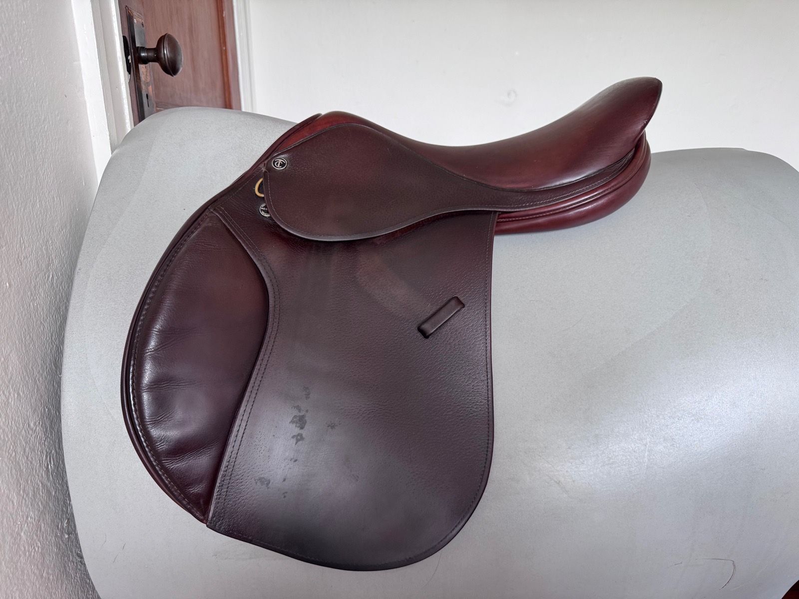 17.5" Tad Coffin A5 Performance Saddle - Grain / Calf
