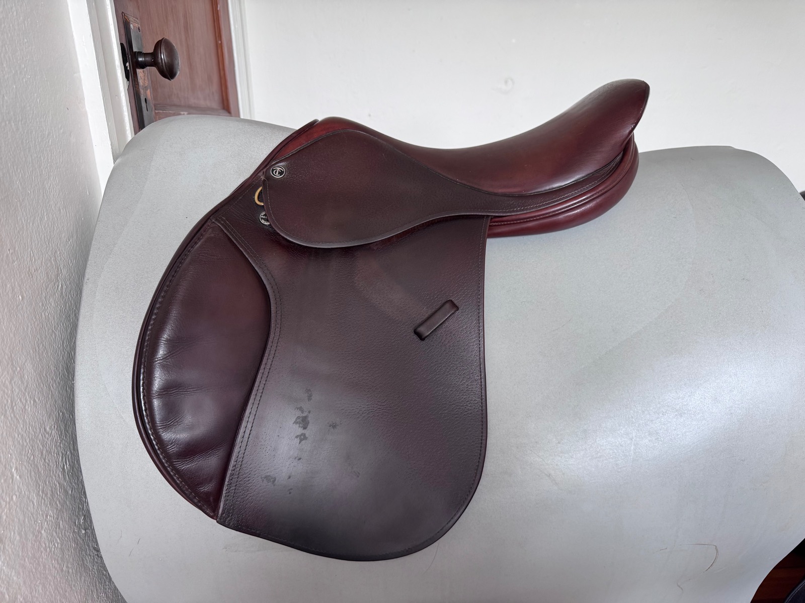 17.5" Tad Coffin A5 Performance Saddle - Grain / Calf