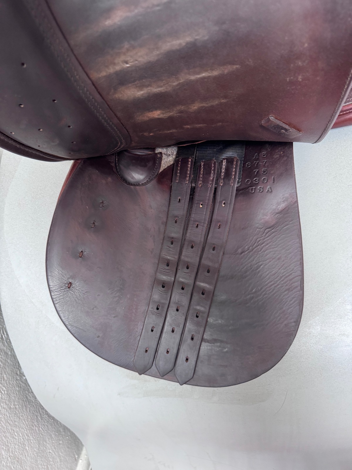 17.5" Tad Coffin A5 Performance Saddle - Grain / Calf