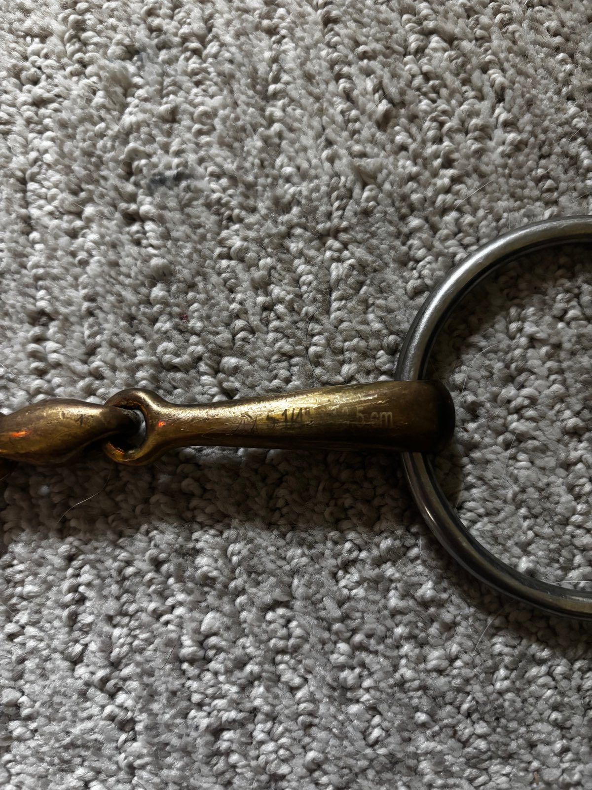 STUBBEN loose ring snaffle 5 1/4