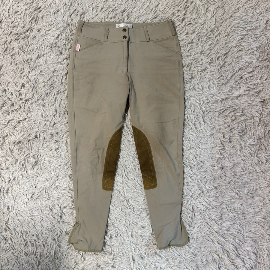 Women’s Size 30R Tan Tailored Sportsman Knee Patch Horseback Riding Breeches