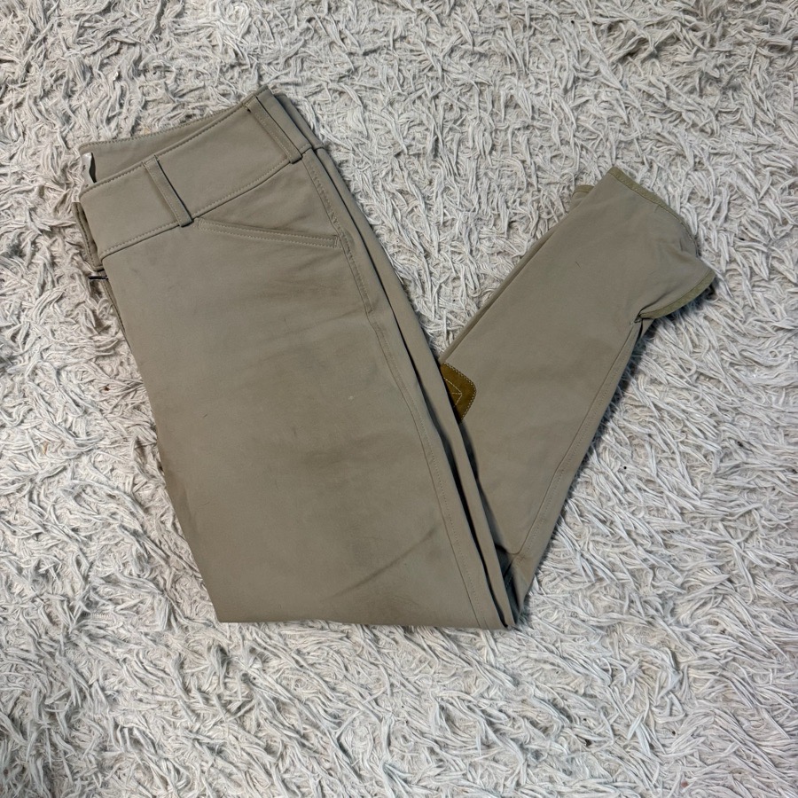 Women’s Size 30R Tan Tailored Sportsman Knee Patch Horseback Riding Breeches