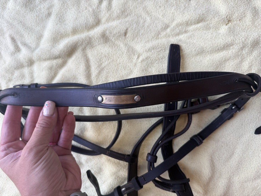 fancy stitch hunter bridle