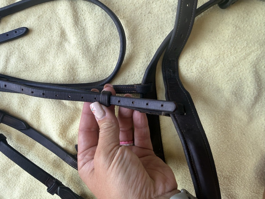 fancy stitch hunter bridle