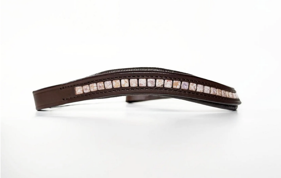 Rose Gold Beaded Browband