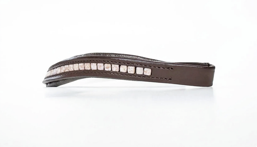 Rose Gold Beaded Browband