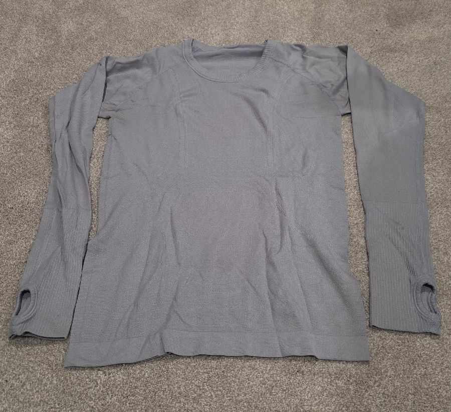 Amazon Streachy Blue Long Sleeve