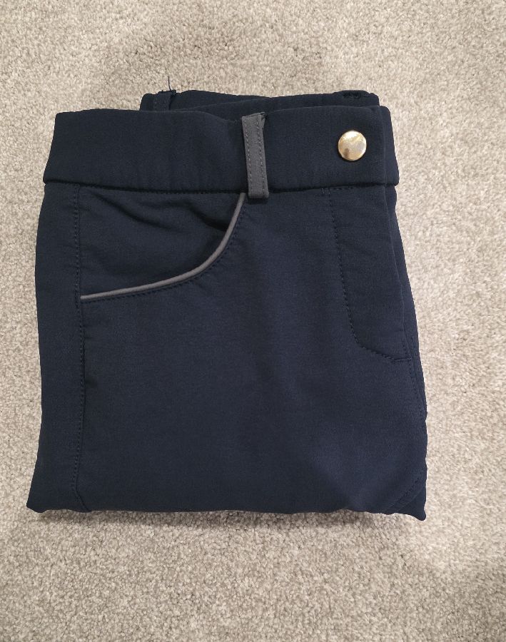 EQUO Navy Silicone Knee Patch Breeches