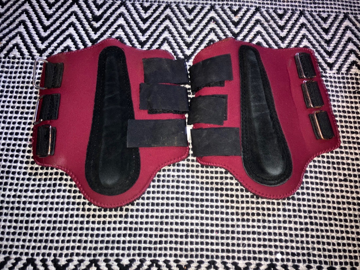 Size Medium brush boots 