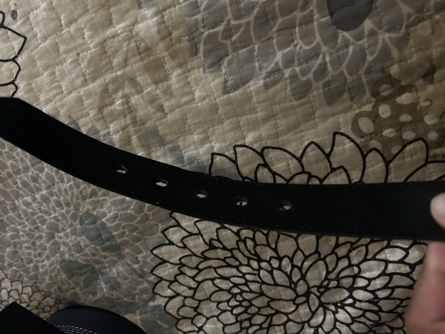 Black Genuine Leather Belt