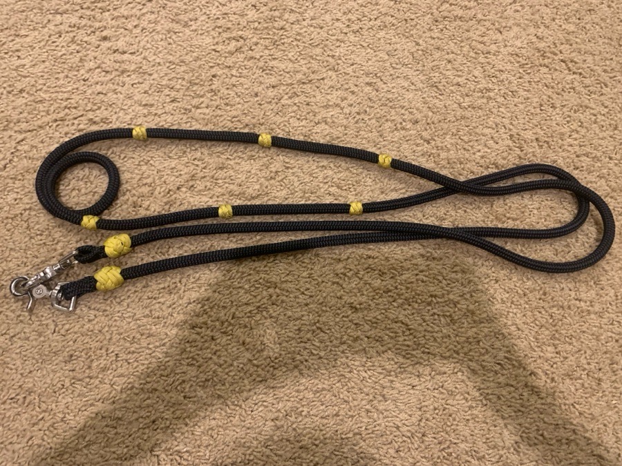 black cord reins
