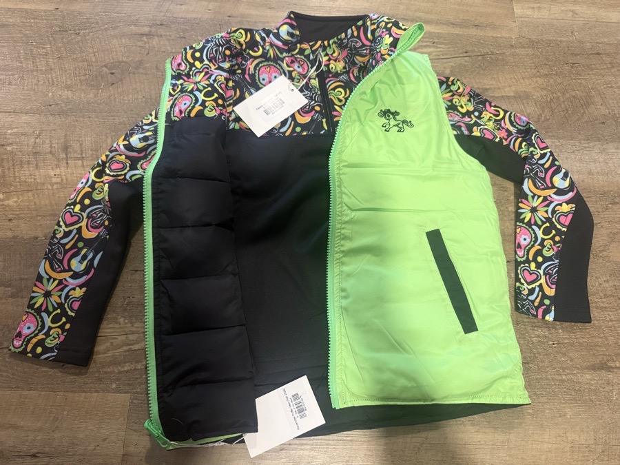 Belle & Bow kids 1/4 zip and vest set