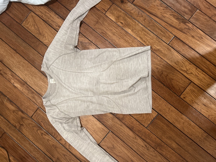 TKEQ The 'KENNEDY' Seamless Long Sleeve grey shirt  