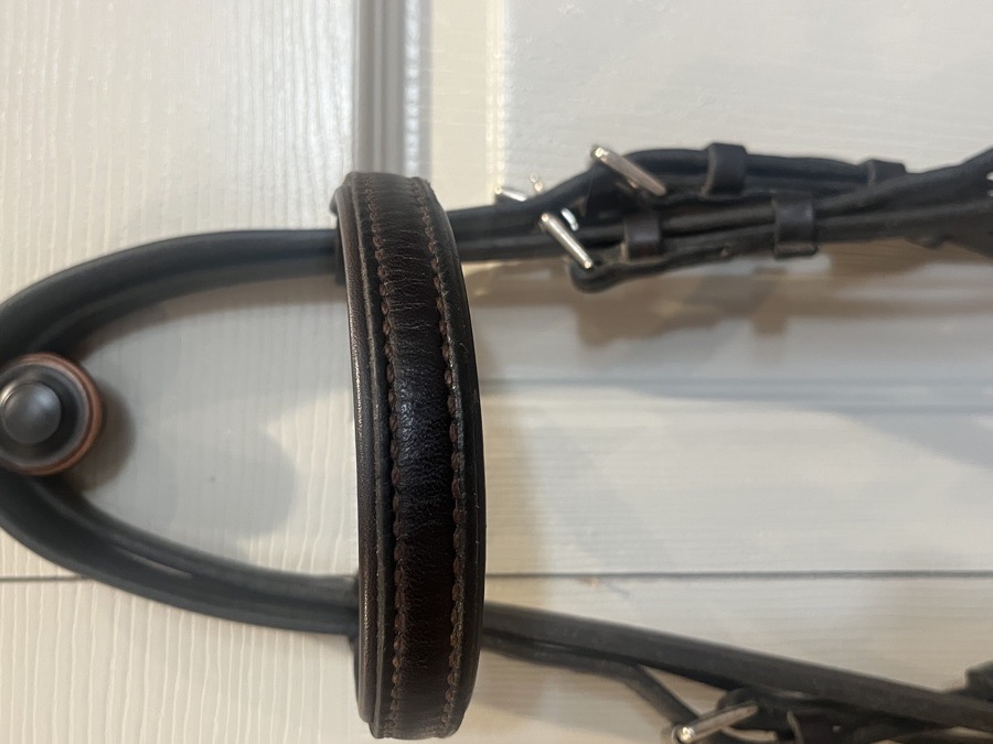 Nunn Finer Eventing Bridle Havana Brown/Cob size