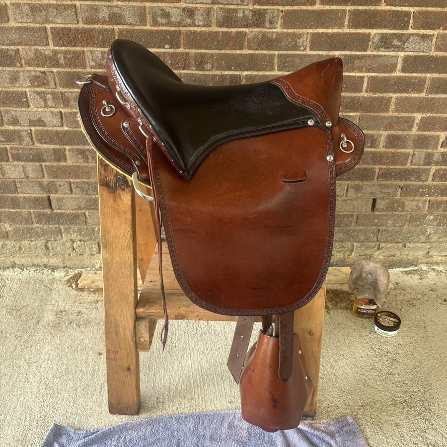 15’’ Buena Vista, Henry Miller Endurance saddle, 7-8’’ Gullet, Amish Made