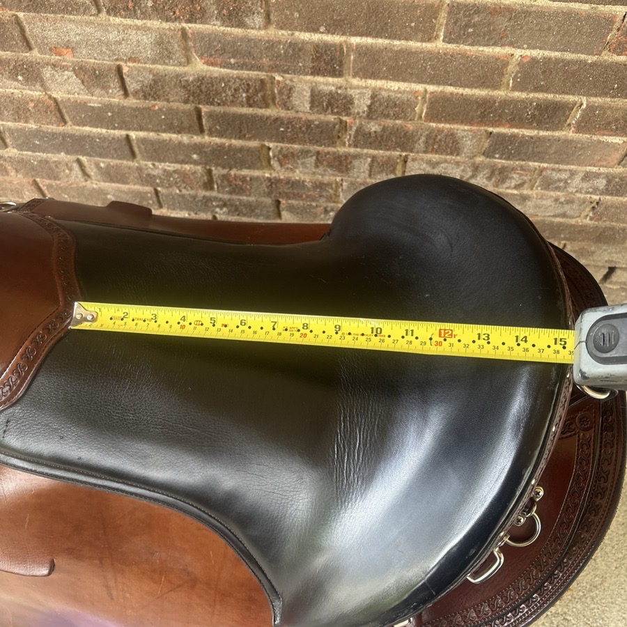 15’’ Buena Vista, Henry Miller Endurance saddle, 7-8’’ Gullet, Amish Made