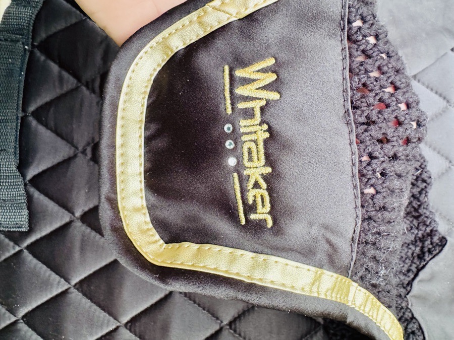 Saddle Pad & Ear Bonnet Whitaker 🖤💛