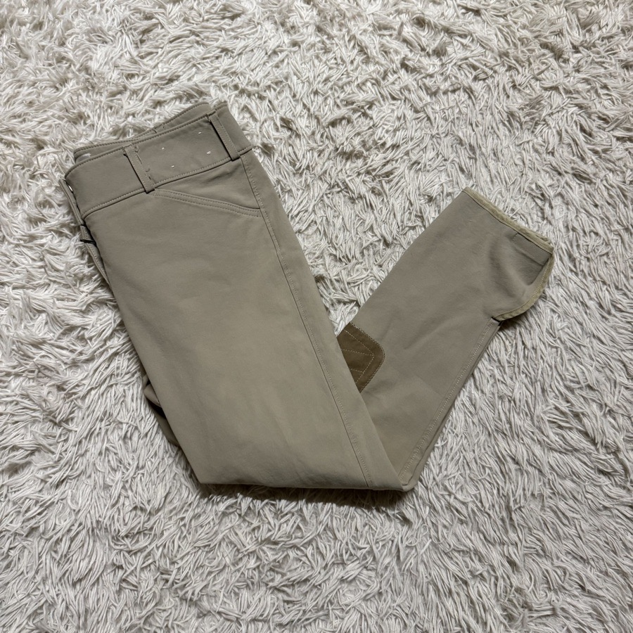 Women’s Size 30 Tan Tailored Sportsman Knee Patch Horseback Riding Breeches