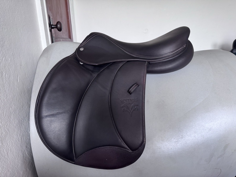 17” 2023 Voltaire Palm Beach Saddle - 4A - Full Buffalo! 