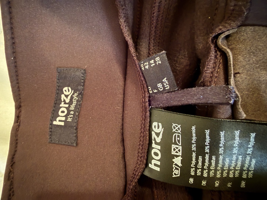 HORZE Riding Pants -winter Breeches