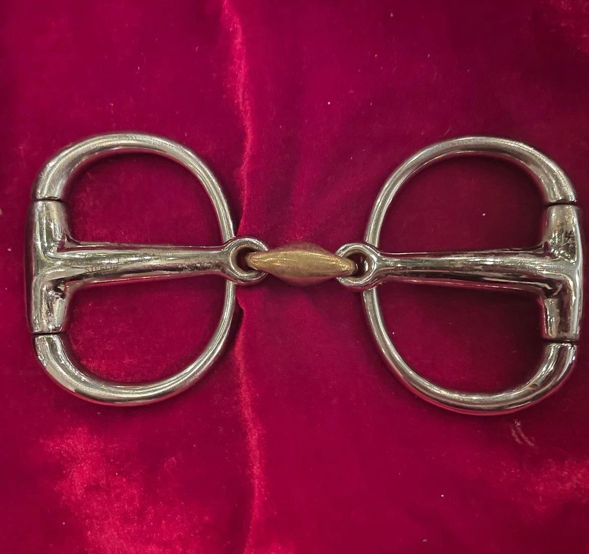 Stubben double joint eggbutt coper mouth 