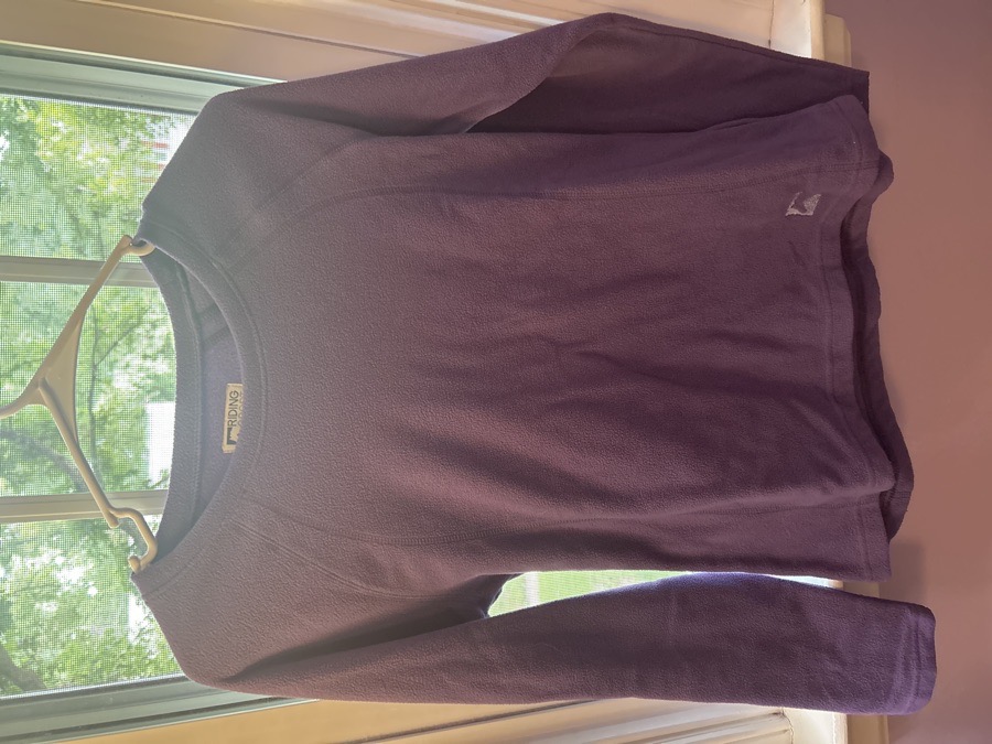 Riding sport fleece top