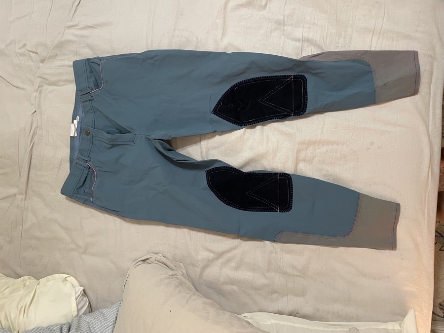 Teal & Pink Dover Breeches 34
