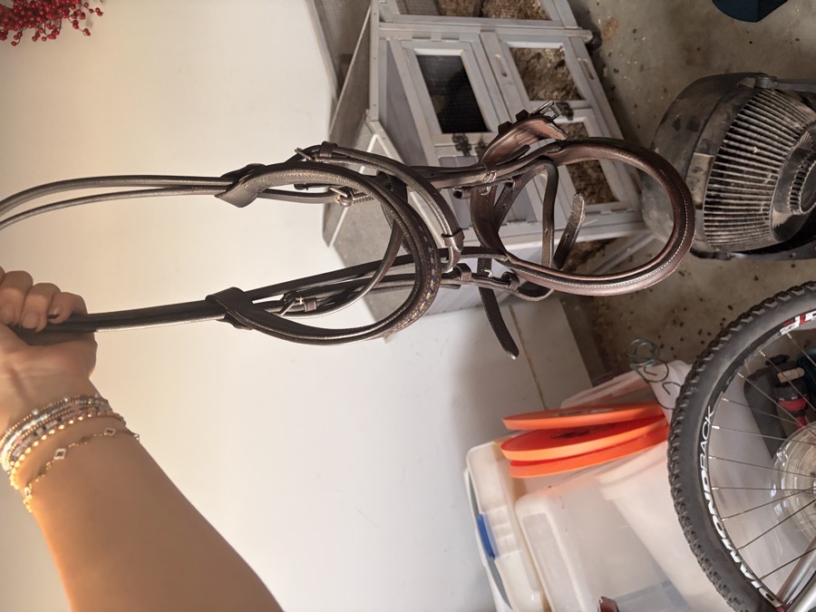 SMARTPAK Plymouth Wide Noseband Hunter Bridle