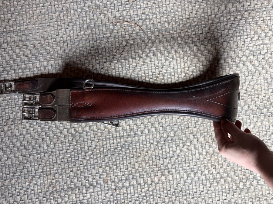 DOVER SADDLERY Leather Jumper Girth