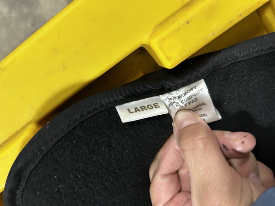 Memory foam half pad