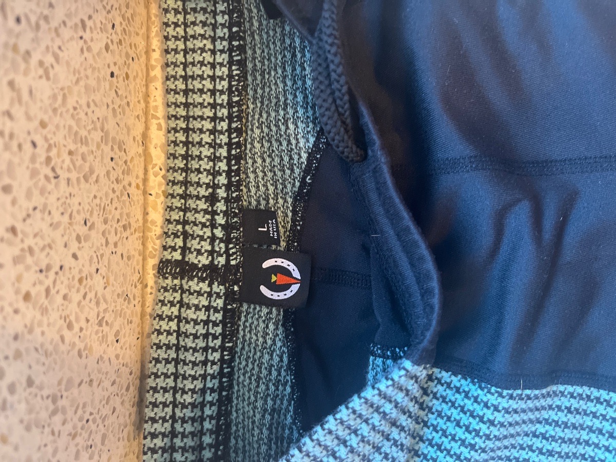 Fun green and black kerrits leggings 