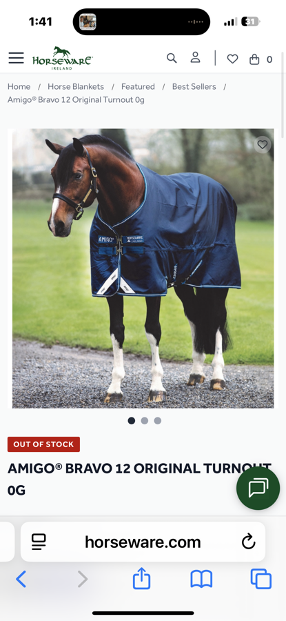 AMIGO Bravo 12 Original Turnout Sheet