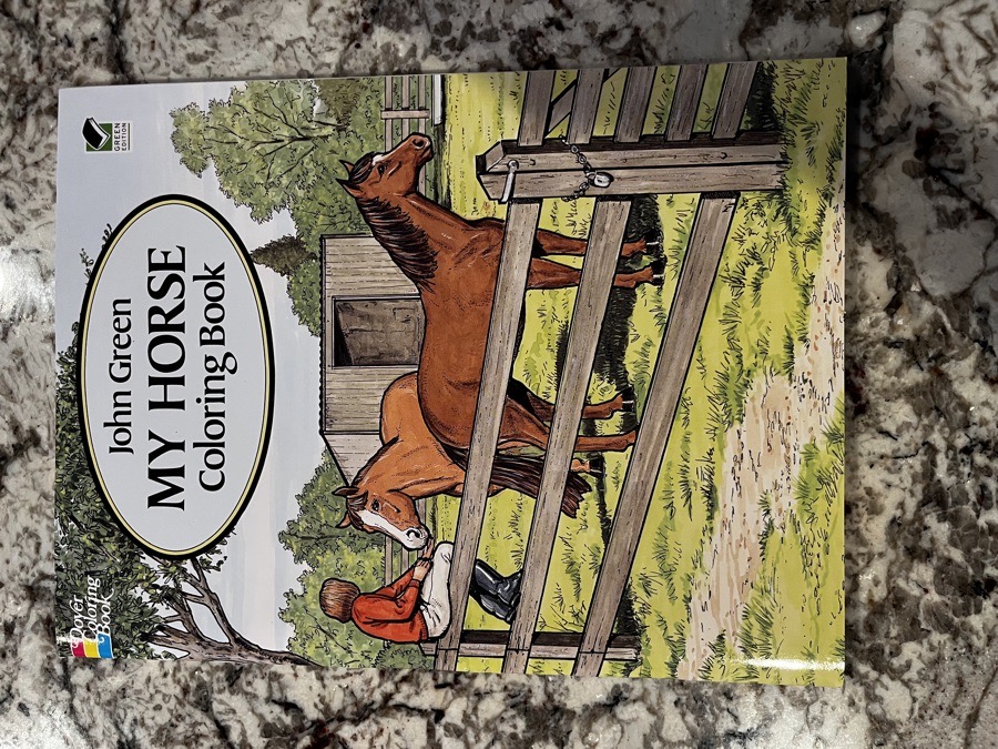 Informational coloring book