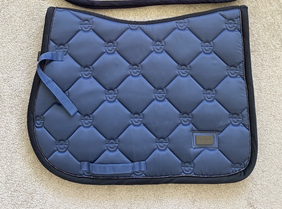 Blue Equestrian Stockholm Jump Saddle Pad