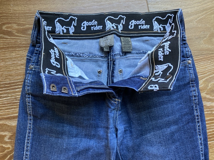 Goode Rider denim KP breeches 24
