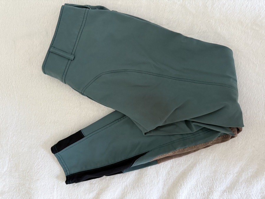 26R RJ Classics knee patch breeches- Atlantic