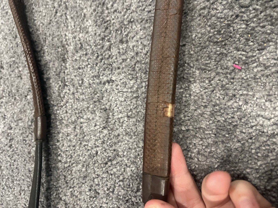 Rubber reins