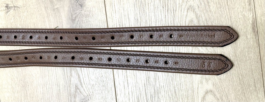 54” Calfskin County Lined Stirrup Leathers- NEW!
