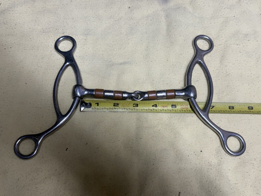 sliding gag snaffle bit