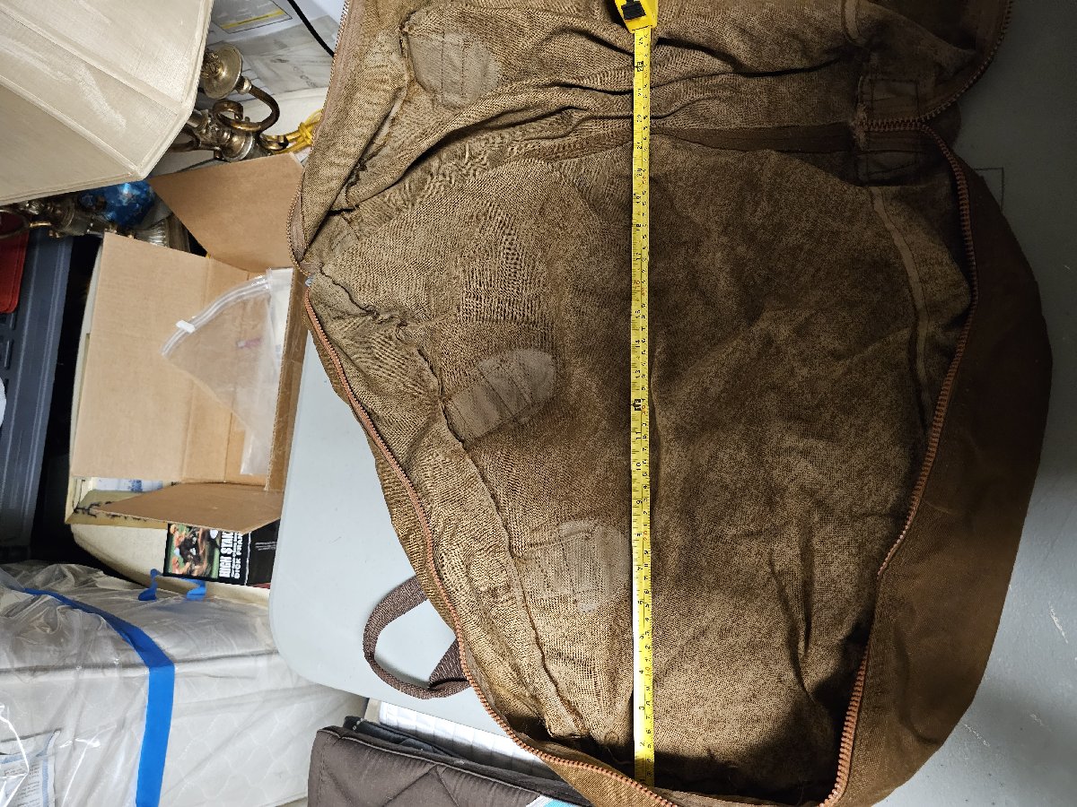 Canvas zip up saddle cover with handles - saddle case