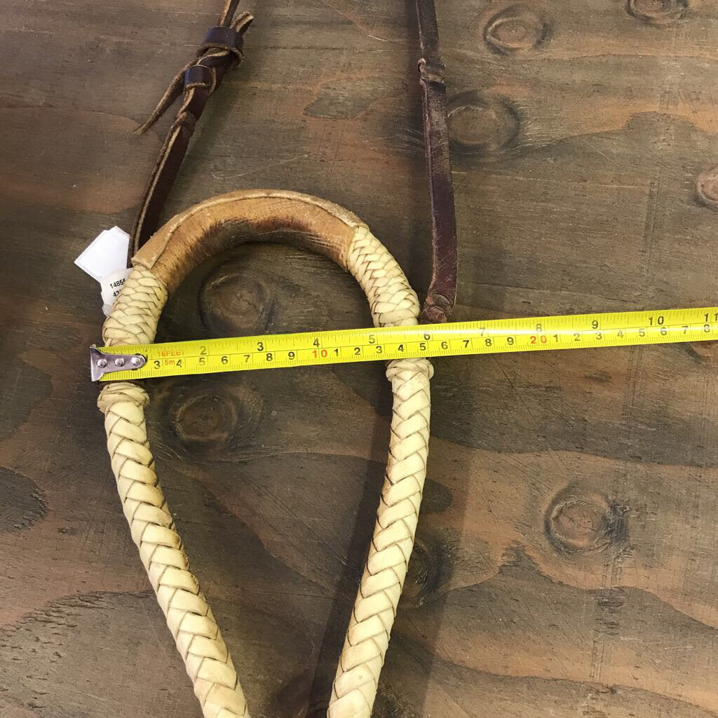Leather Bosal with Hanger, Size Horse