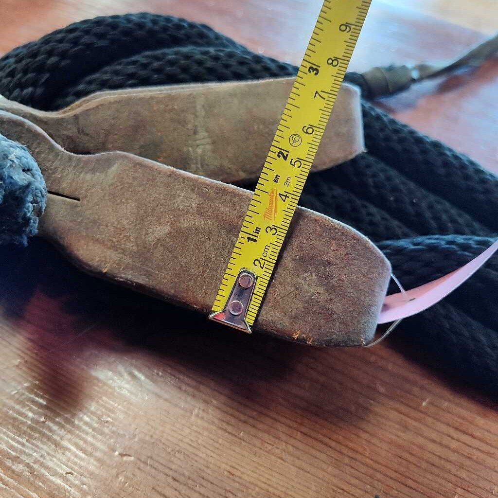 Makate Western Reins, Nylon with Slobber Straps, Size Horse