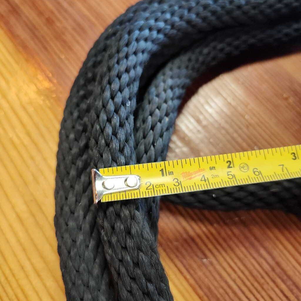 Makate Western Reins, Nylon with Slobber Straps, Size Horse