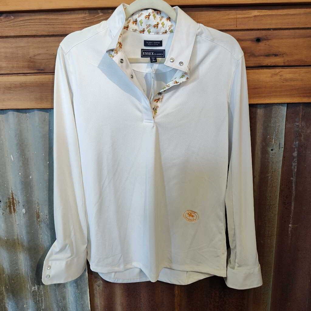 Essex Long Sleeve English Shirt, White