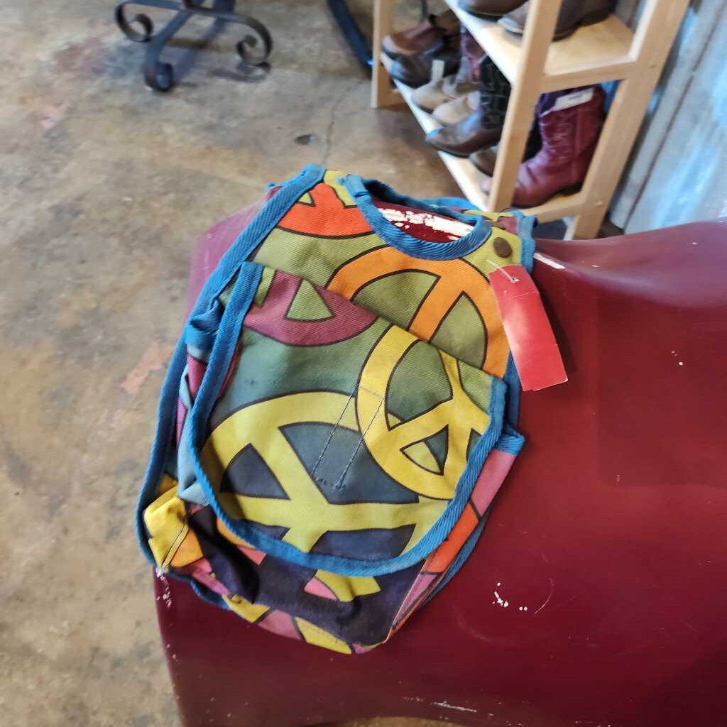 Peace Sign Horn Bag Saddle Bag