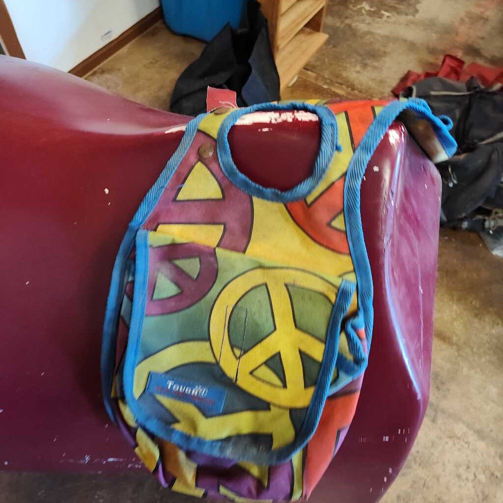 Peace Sign Horn Bag Saddle Bag