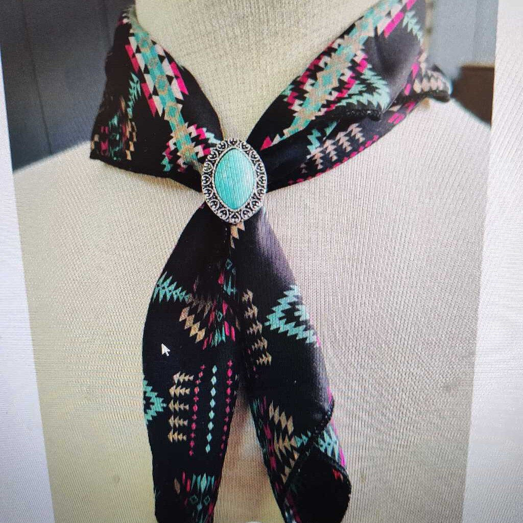 Mini Wildrag Scarf, Aztec Pattern